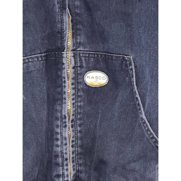 Rasco FR Navy Flame-Resistant Jacket Size L Industrial Workwear Carhartt Style - Picture 8 of 14